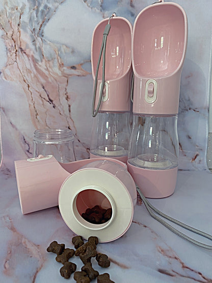 Water & Treat Bottle - Pink