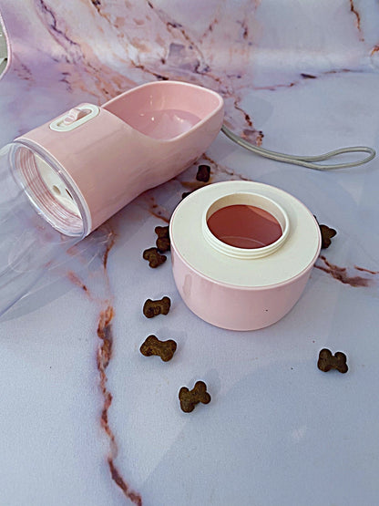 Water & Treat Bottle - Pink