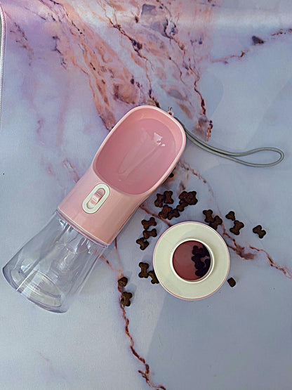 Water & Treat Bottle - Pink