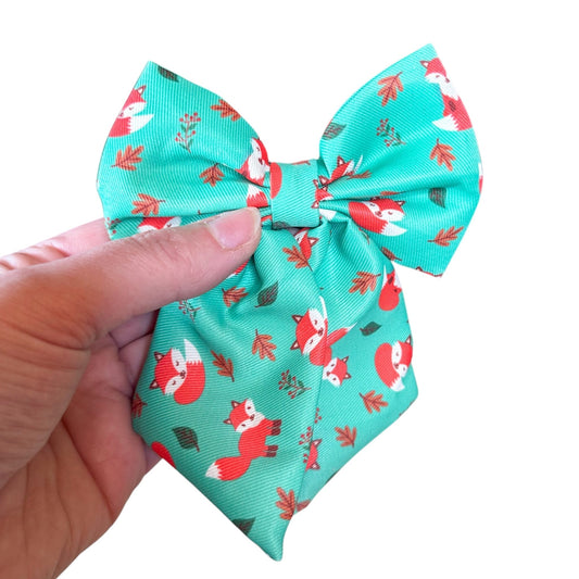 Inquisitive Fox Sailor Bow Tie for Dog - Pet Supplier Store