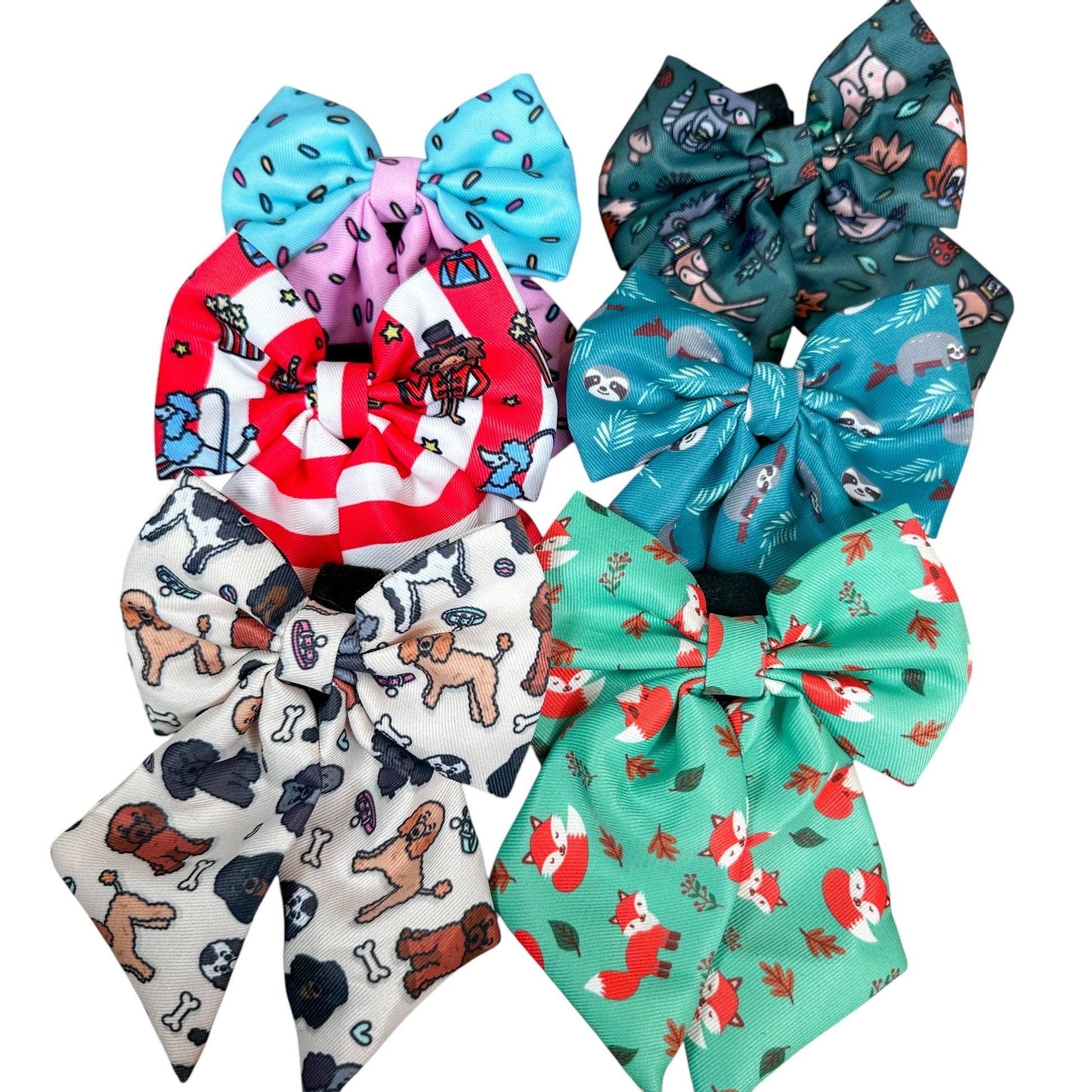 Inquisitive Fox Sailor Bow Tie for Dog - Pet Supplier Store