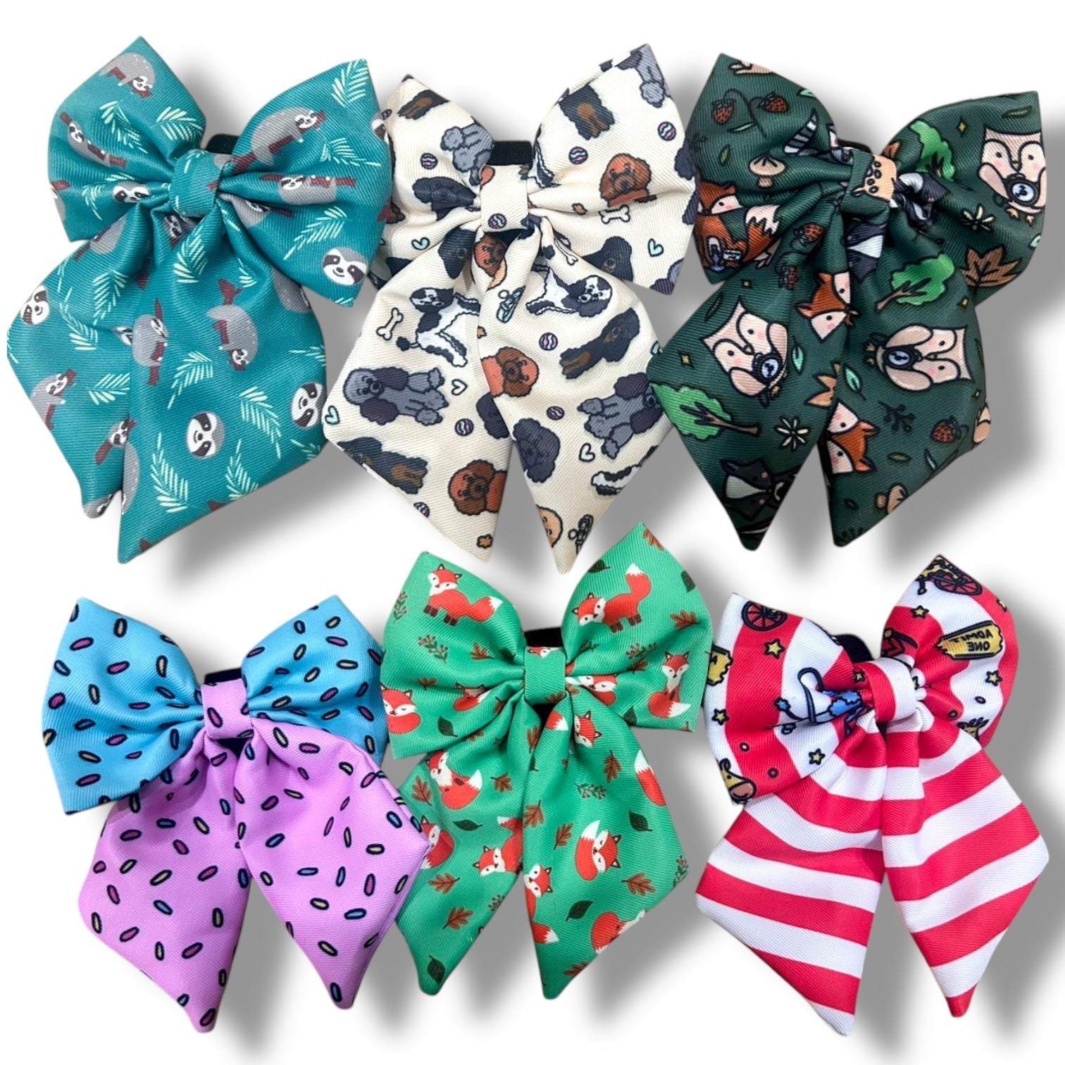 Inquisitive Fox Sailor Bow Tie for Dog - Pet Supplier Store