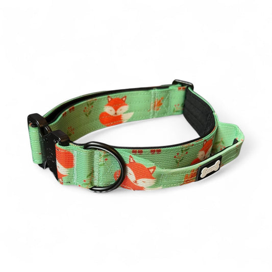 Inquisitive Fox Tactical Dog Collar (L–XL) – Heavy-Duty Strength Meets Bold Style - Pet Supplier Store