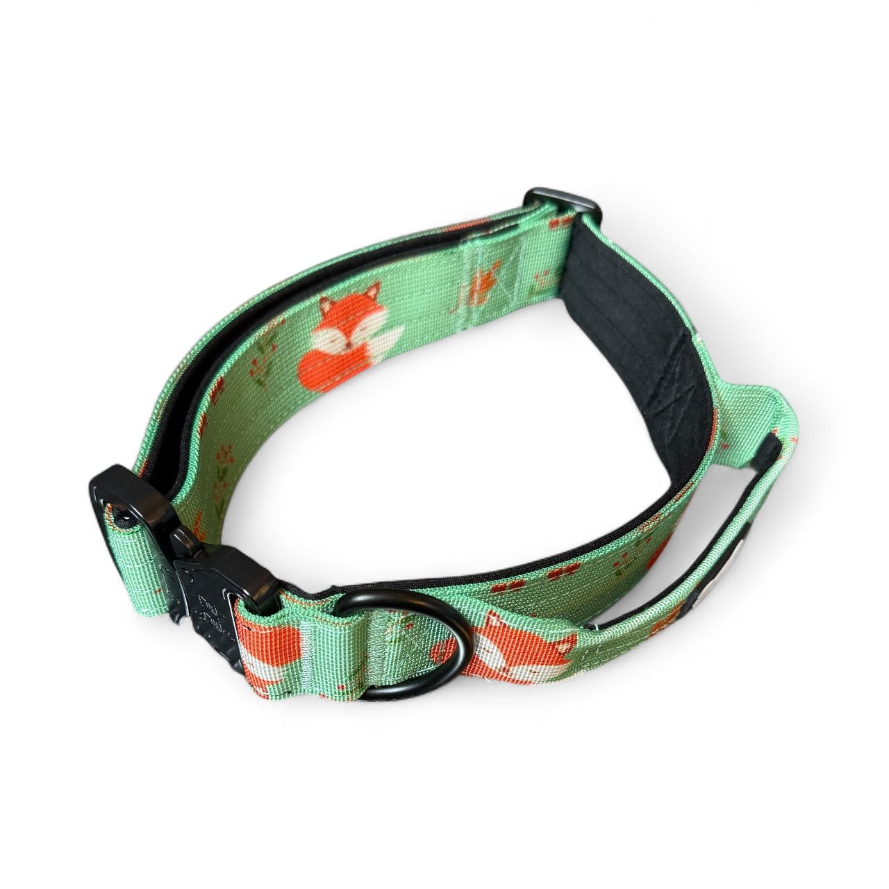 Inquisitive Fox Tactical Dog Collar (L–XL) – Heavy-Duty Strength Meets Bold Style - Pet Supplier Store