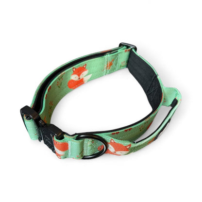 Inquisitive Fox Tactical Dog Collar (L–XL) – Heavy-Duty Strength Meets Bold Style - Pet Supplier Store