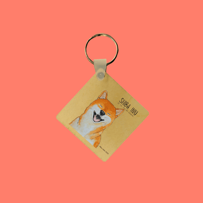 Keys? Escaped. Like Me. – Shiba Wooden Keyring - Pet Supplier Store