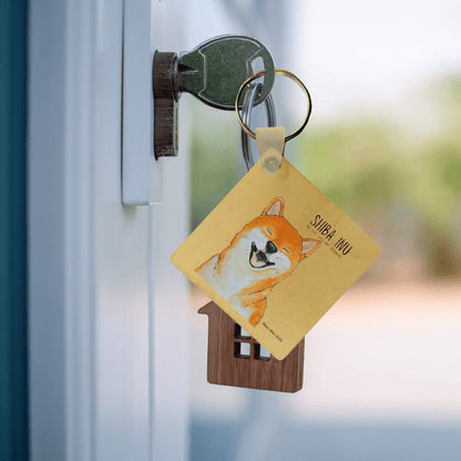 Keys? Escaped. Like Me. – Shiba Wooden Keyring - Pet Supplier Store