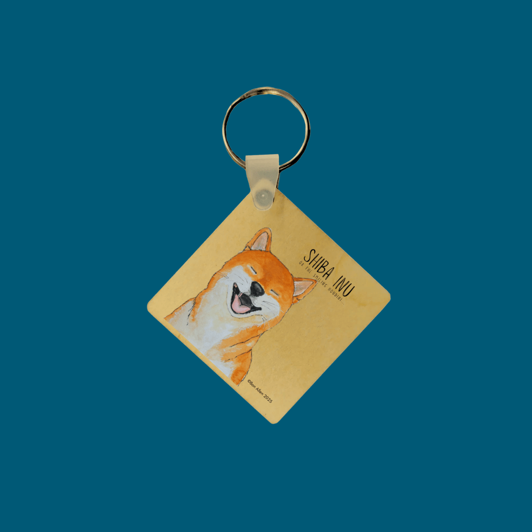 Keys? Escaped. Like Me. – Shiba Wooden Keyring - Pet Supplier Store