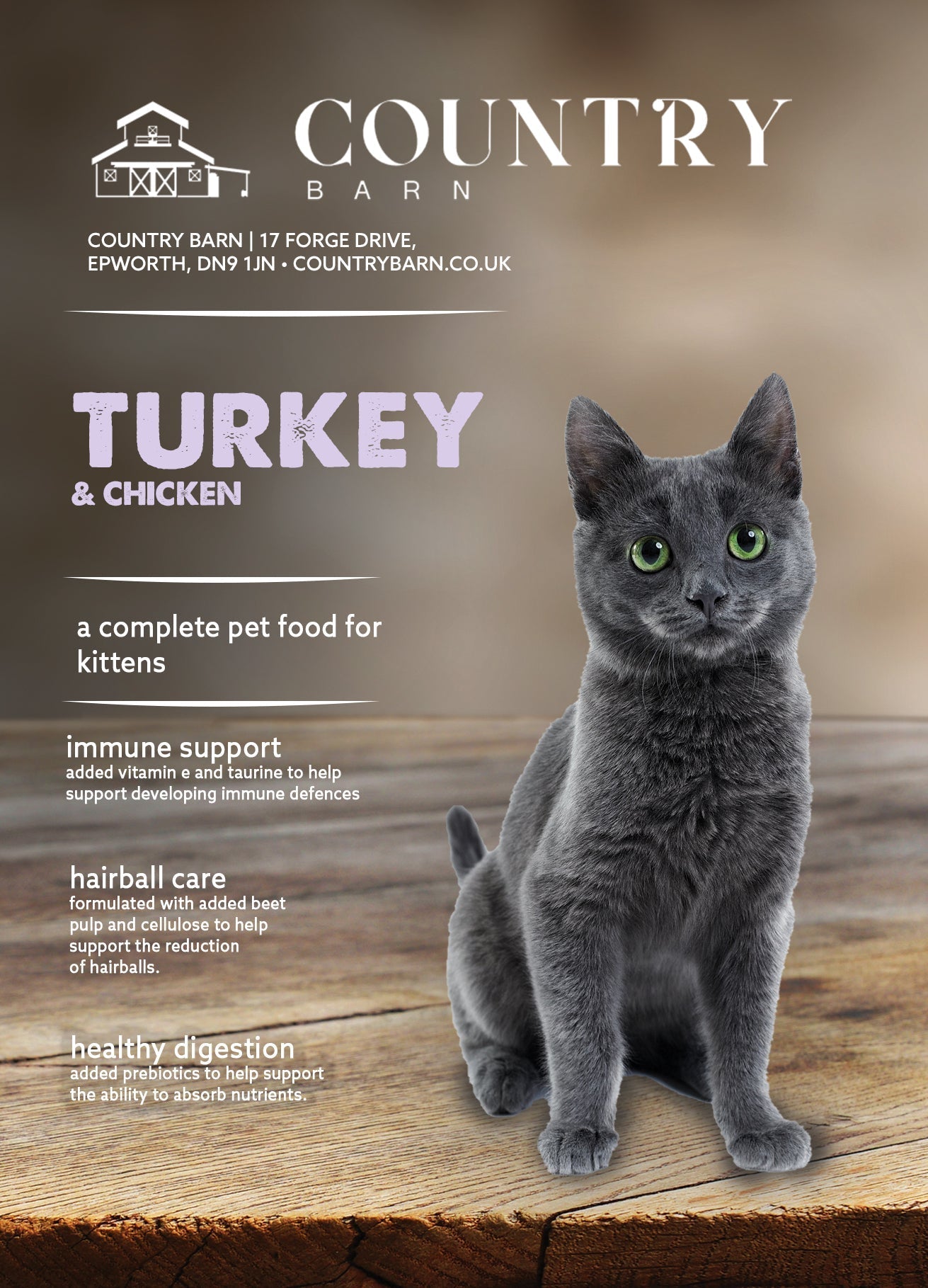 Kitten Turkey & Chicken - Pet Supplier Store
