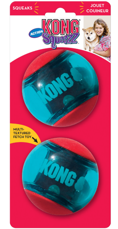 KONG Squeezz Action Red Dog Ball - Pet Supplier Store