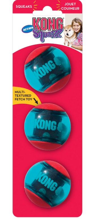 KONG Squeezz Action Red Dog Ball - Pet Supplier Store
