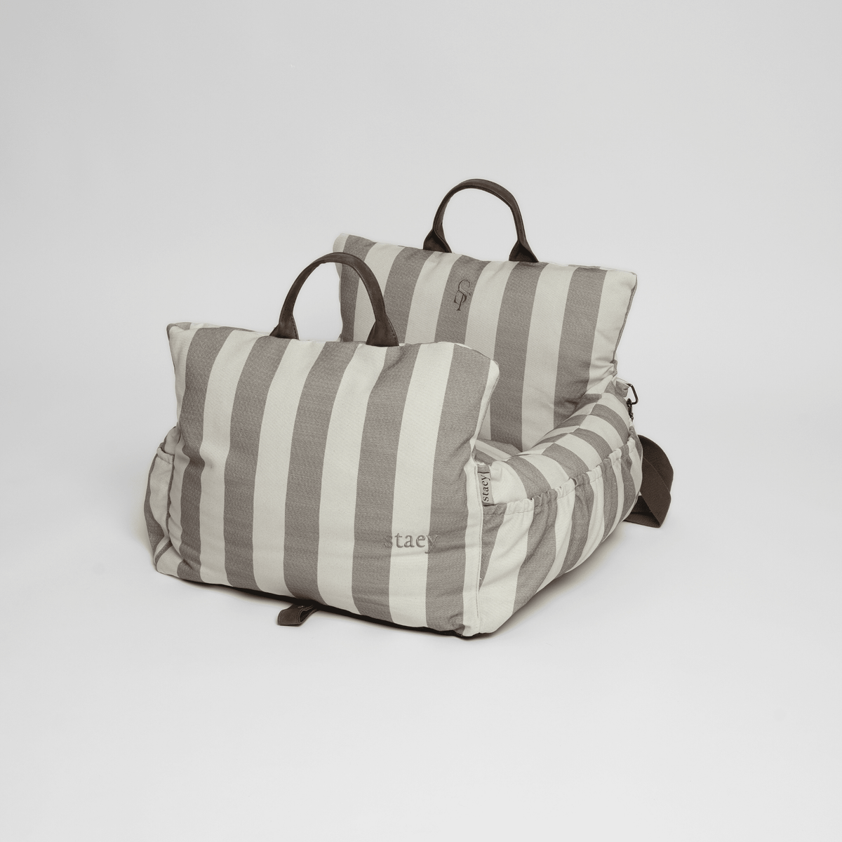 Lara Dog Striped Car Seat - Pet Supplier Store