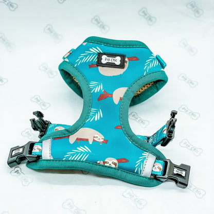 Lazy Sloth Puppy Harness – XXS Size for Tiny Breeds 🦥💚 - Pet Supplier Store