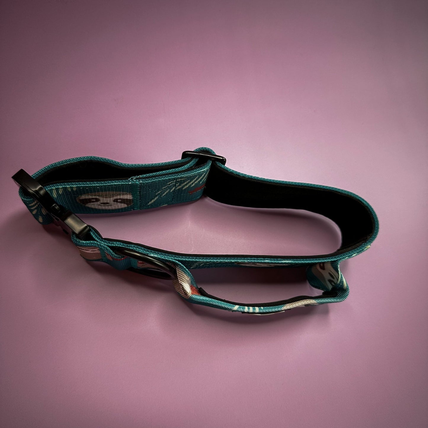 Lazy Sloth Tactical Dog Collar with Handle – Durable & Stylish for Large Dogs - Pet Supplier Store