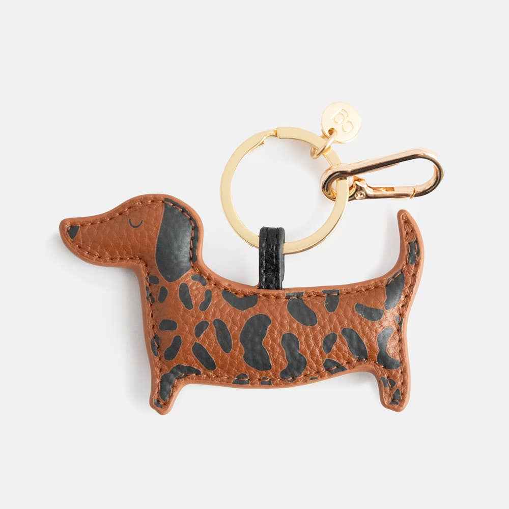 Leopard Sausage dog bag charm - Pet Supplier Store