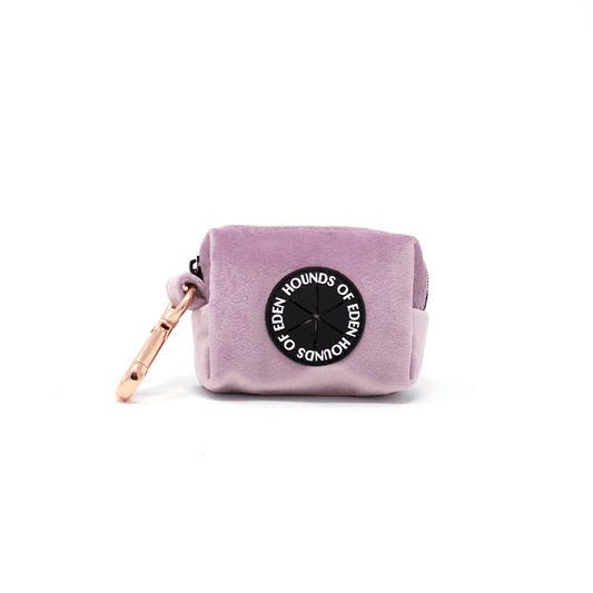 Lilac Dreams - Lilac Velvet Poop Bag/Treat Holder - Pet Supplier Store