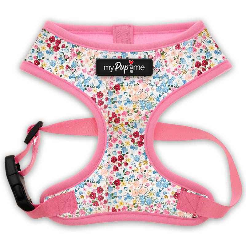 Luxury Meadow Floral Harness by My Pup and Me - Pet Supplier Store