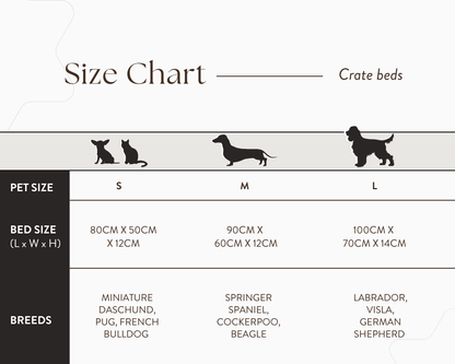 Luxury Memory Foam Crate Bed With Removable Covers | Grey - Pet Supplier Store