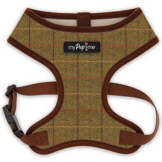 Luxury Tweed Harness by My Pup and Me - Pet Supplier Store