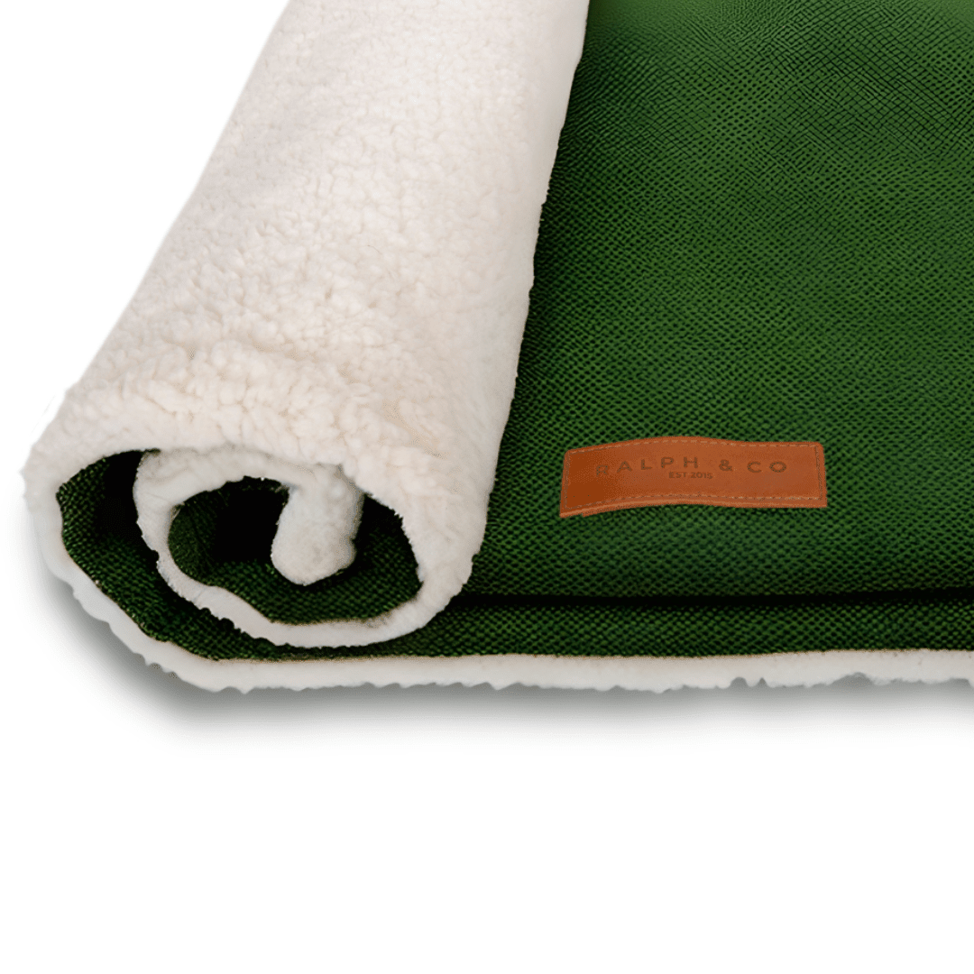 Luxury Washable Green Dog Blanket | Richmond - Pet Supplier Store