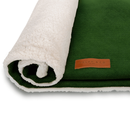 Luxury Washable Green Dog Blanket | Richmond - Pet Supplier Store
