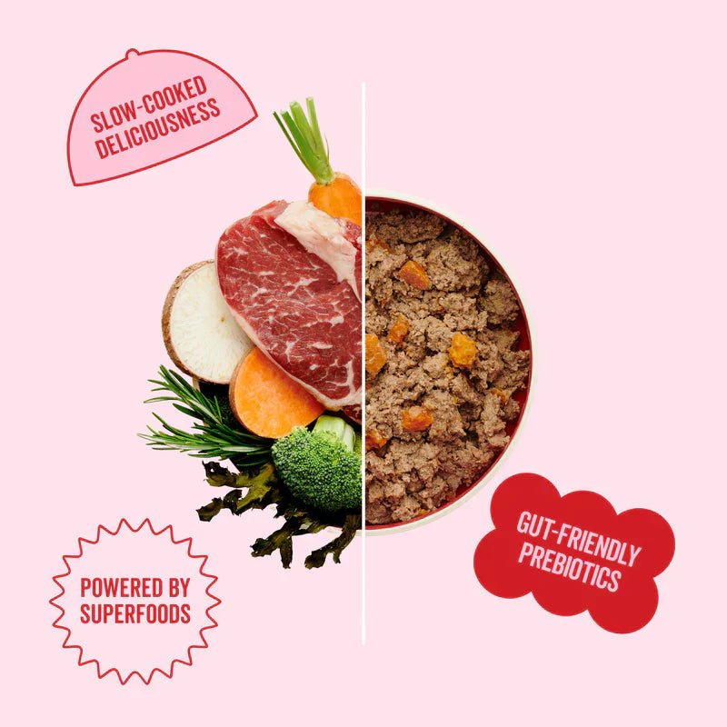 Marleybones Pantry Fresh Beef Wet Dog Food – Grain-Free, Superfood-Enriched, Vet-Approved - Pet Supplier Store