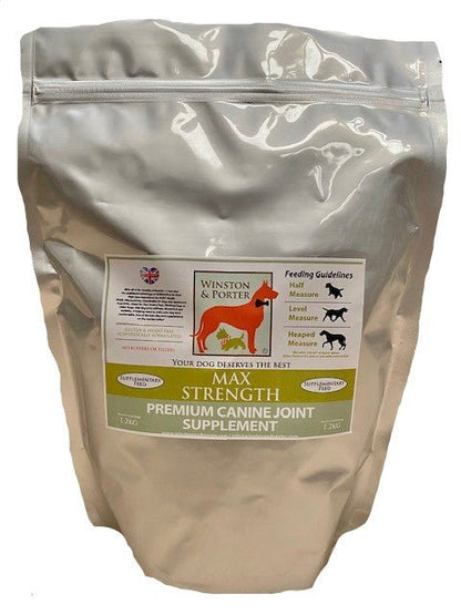 Max Strength Premium Canine Joint Supplement - Adult Working & Performance From - Pet Supplier Store