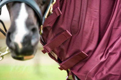 Mesh Fly Rug - Burgundy - Pet Supplier Store