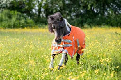 MINI 0g Turnout Rug - Orange - Pet Supplier Store