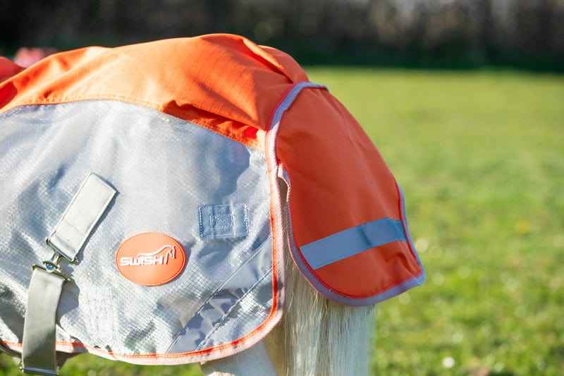 MINI Fly Turnout Combination Rug - Orange/Grey - Pet Supplier Store