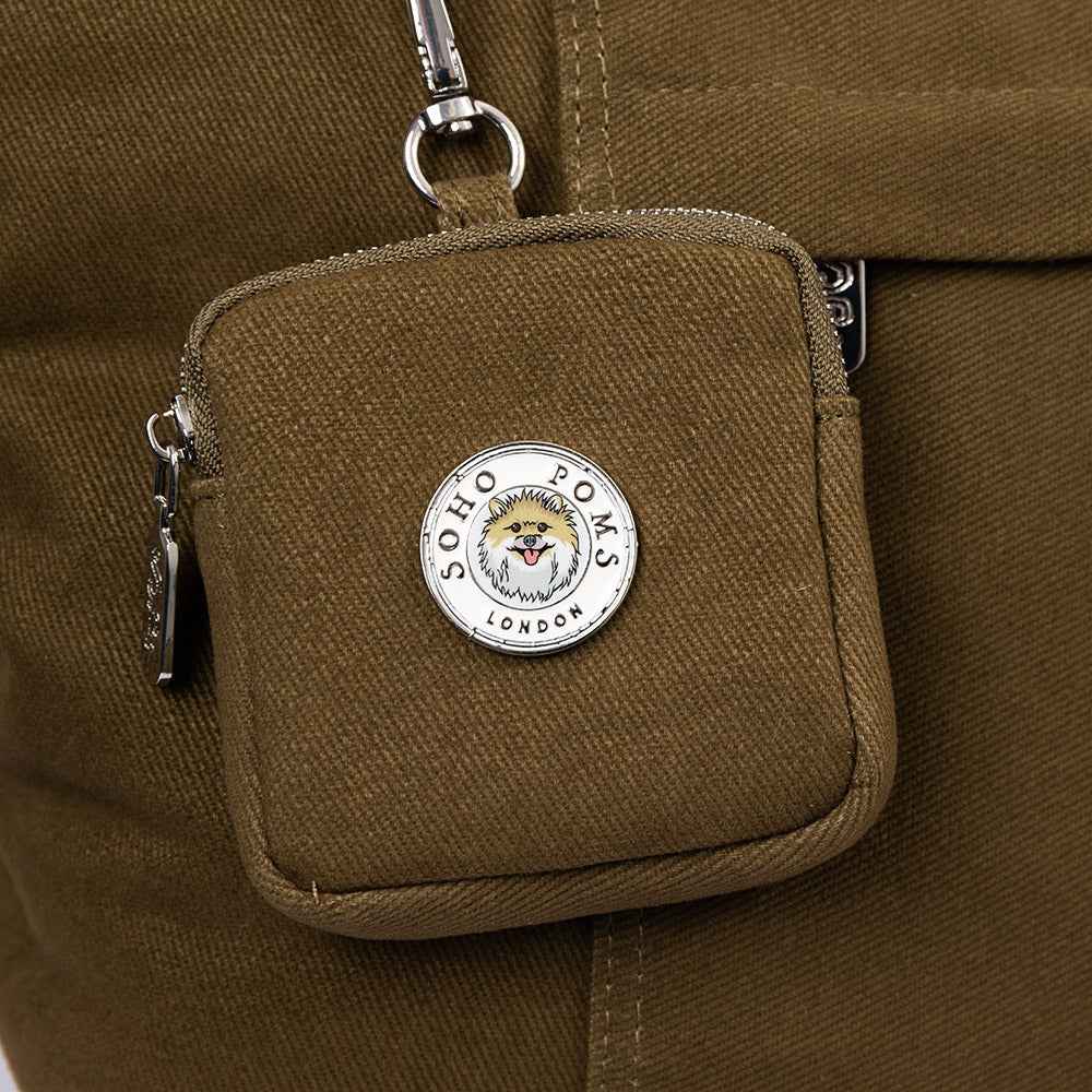 Soho Poms Berwick Pet Carrier - Mosswood - Ideal for Dogs & Cats
