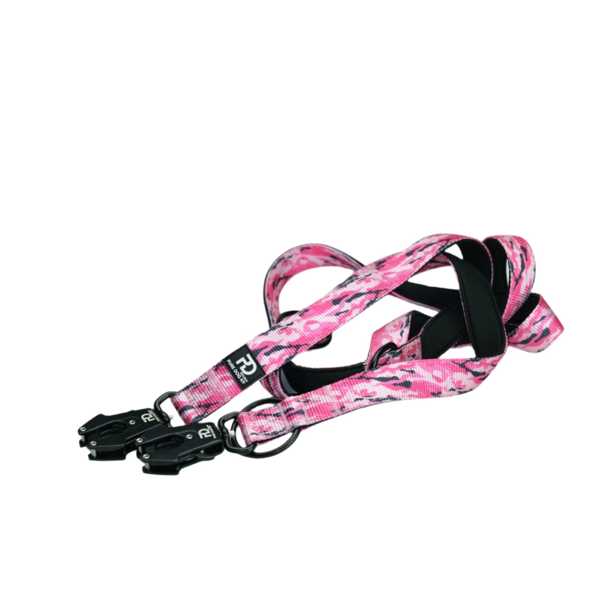 Multifunctional Lead Pink Camo - Pet Supplier Store