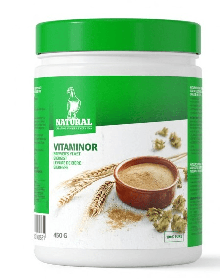 Natural Vitaminor Brewers Yeast For Racing Pigeons 450g - Pet Supplier Store