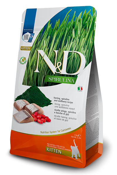 N&D Spirulina Herring Kitten 1.5 Kg - Pet Supplier Store