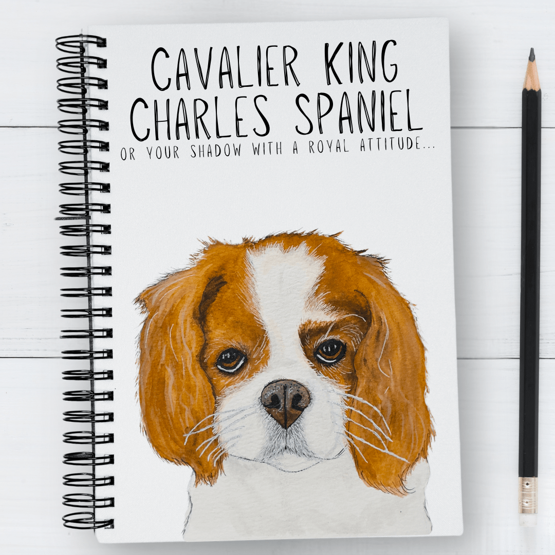 Notes from the Throne: Cavalier King Charles Spaniel Notebook for Royal Thoughts - Pet Supplier Store