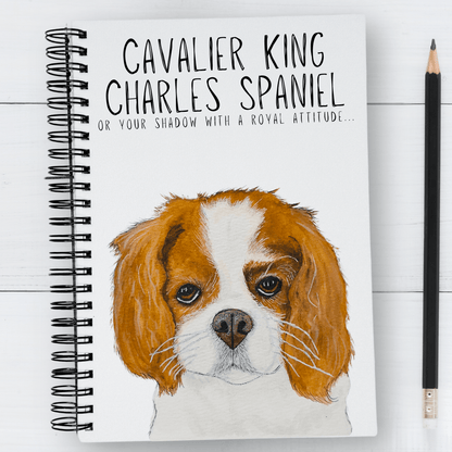 Notes from the Throne: Cavalier King Charles Spaniel Notebook for Royal Thoughts - Pet Supplier Store