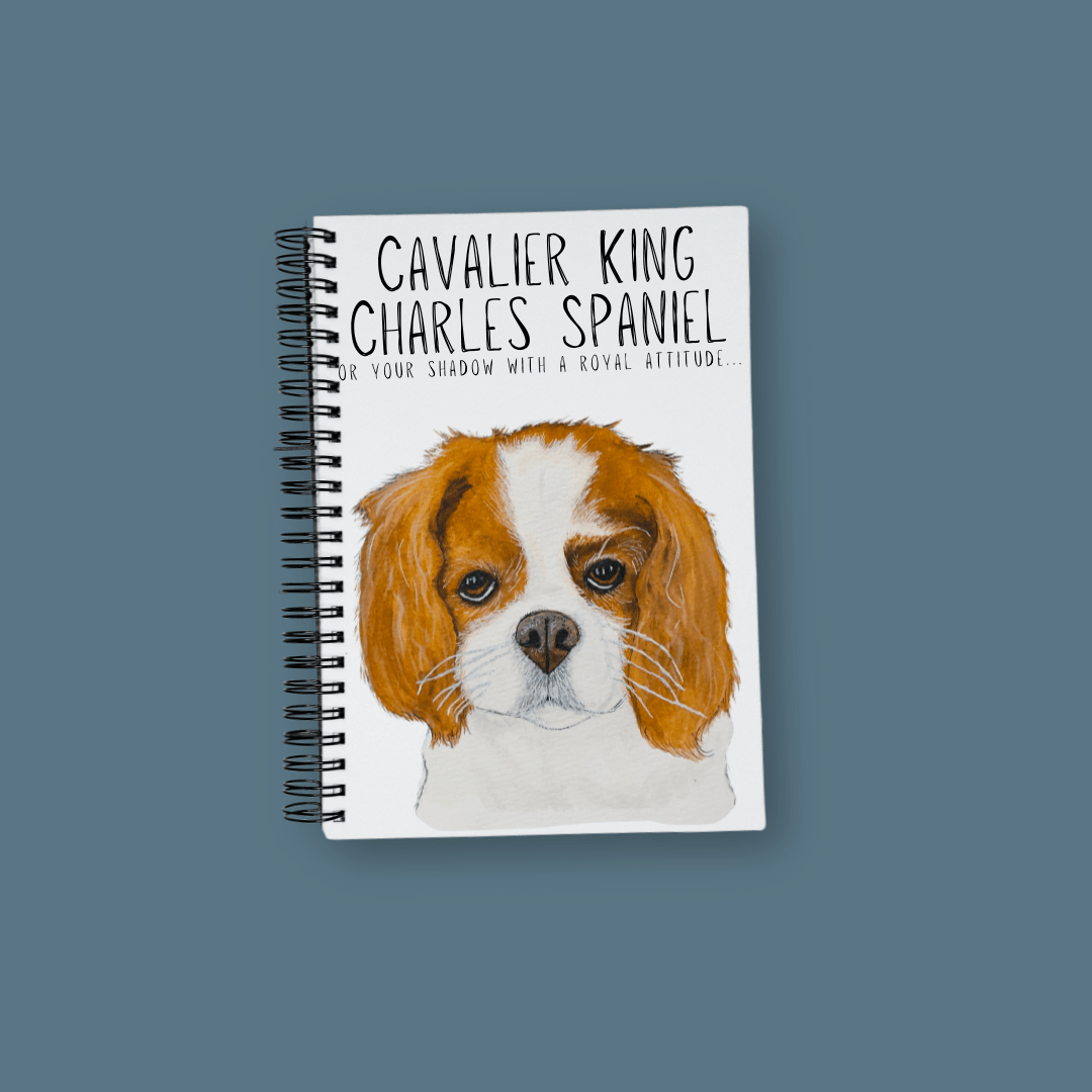 Notes from the Throne: Cavalier King Charles Spaniel Notebook for Royal Thoughts - Pet Supplier Store