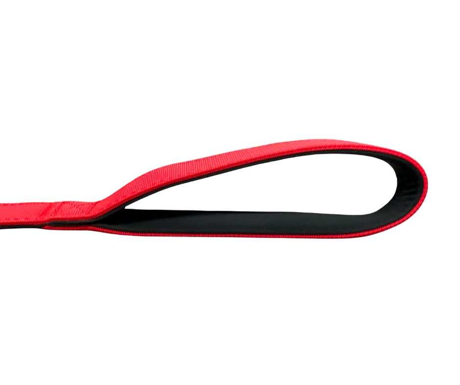 Nylon BTactical™ Carabiner Clip Lead | Citrus Red - Pet Supplier Store