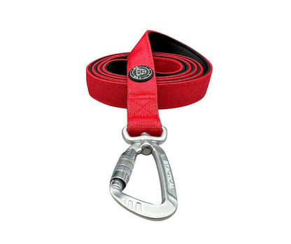 Nylon BTactical™ Carabiner Clip Lead | Citrus Red - Pet Supplier Store