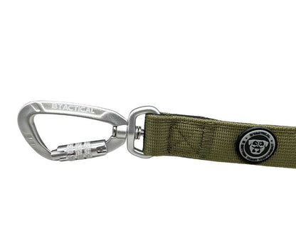 Nylon BTactical™ Carabiner Clip Lead | Khaki Green - Pet Supplier Store