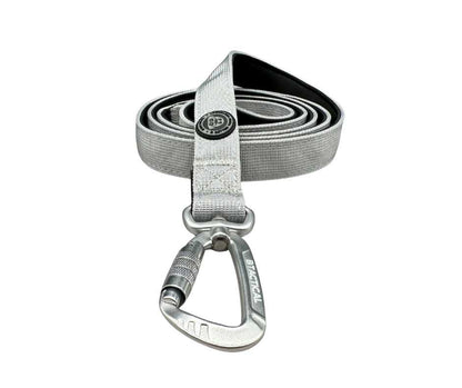 Nylon BTactical™ Carabiner Clip Lead | Misty Grey - Pet Supplier Store