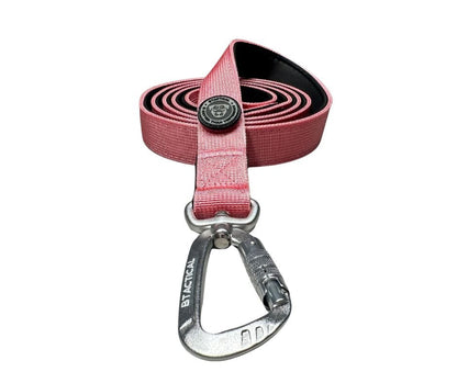 Nylon BTactical™ Carabiner Clip Lead | Pretty Pink - Pet Supplier Store