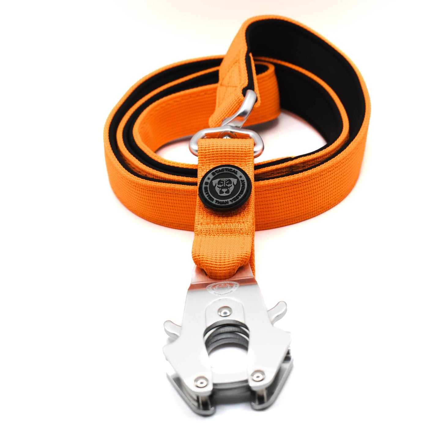 Nylon BTactical™ Frog Clip Lead | Citrus Orange - Pet Supplier Store