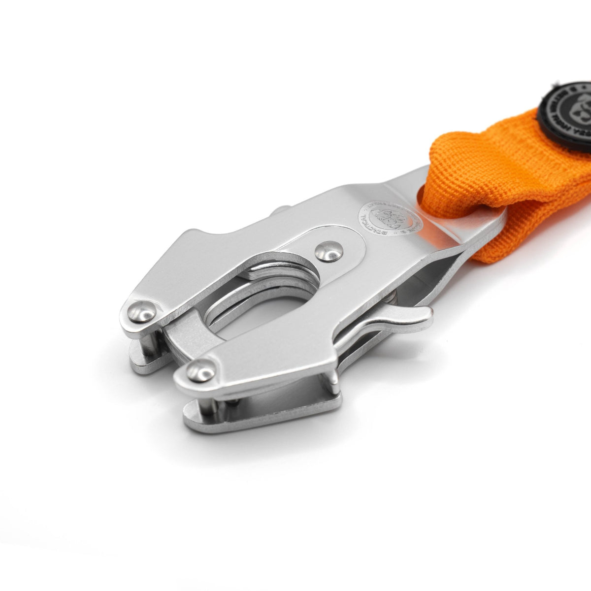 Nylon BTactical™ Frog Clip Lead | Citrus Orange - Pet Supplier Store