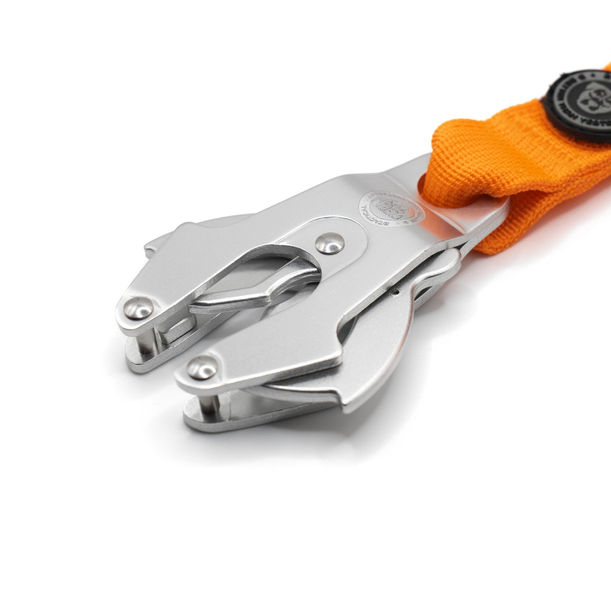 Nylon BTactical™ Frog Clip Lead | Citrus Orange - Pet Supplier Store