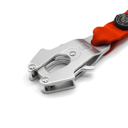 Nylon BTactical™ Frog Clip Lead | Citrus Red - Pet Supplier Store
