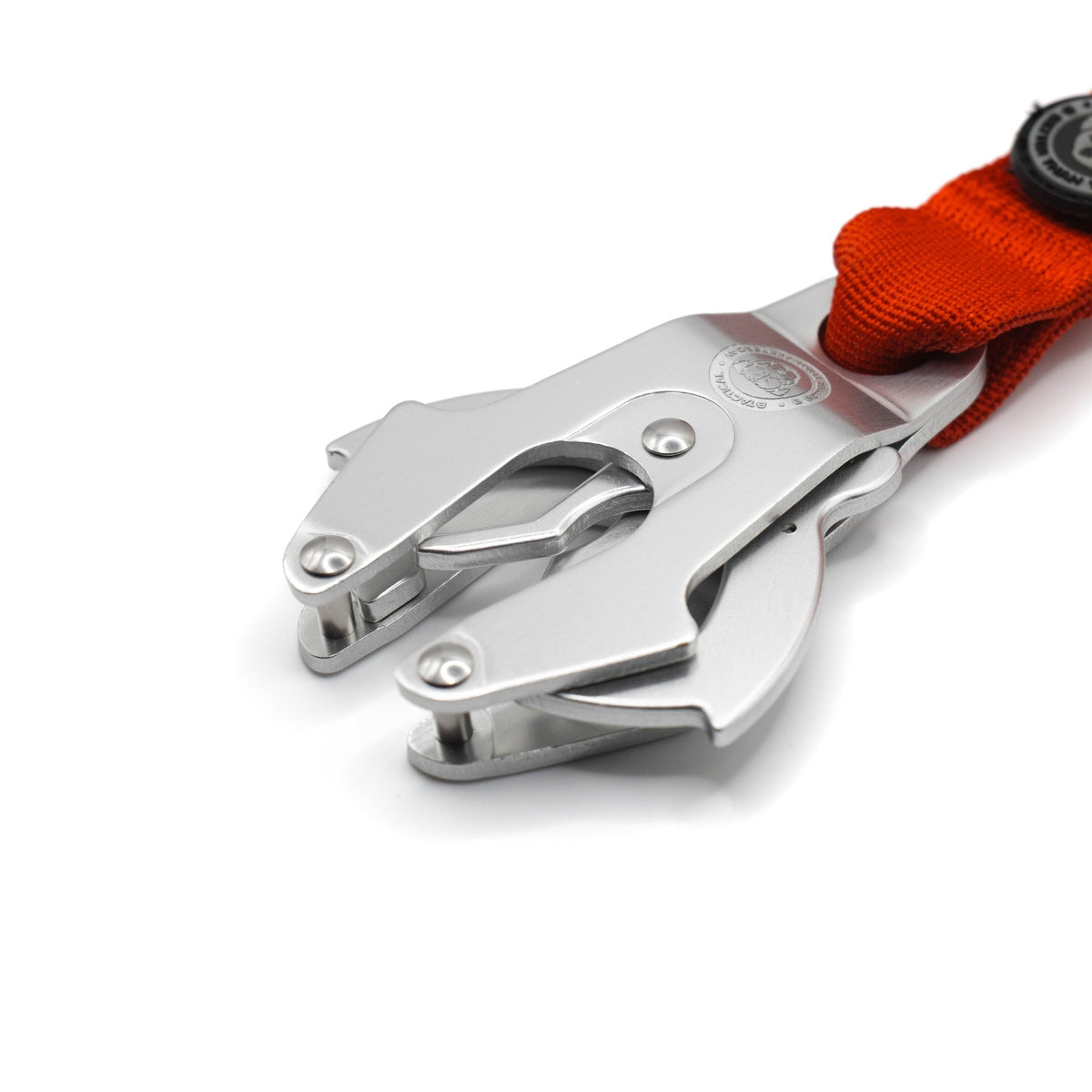 Nylon BTactical™ Frog Clip Lead | Citrus Red - Pet Supplier Store