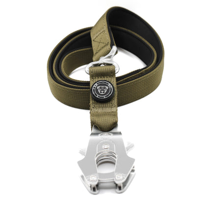 Nylon BTactical™ Frog Clip Lead | Khaki Green - Pet Supplier Store