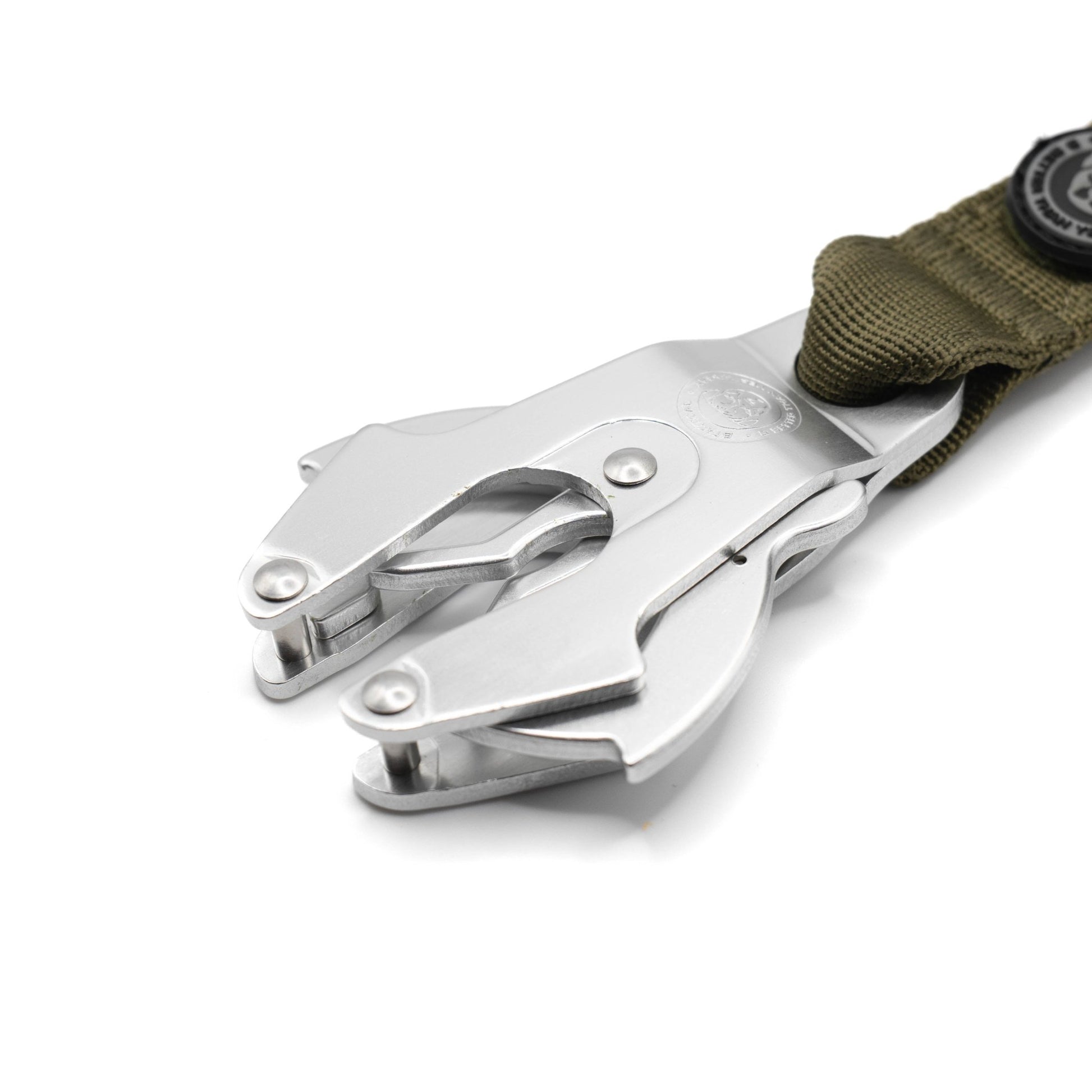 Nylon BTactical™ Frog Clip Lead | Khaki Green - Pet Supplier Store