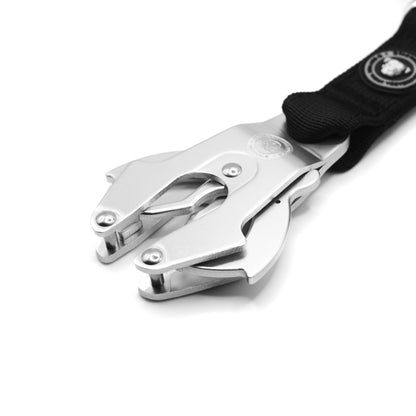 Nylon BTactical™ Frog Clip Lead | Midnight Black - Pet Supplier Store